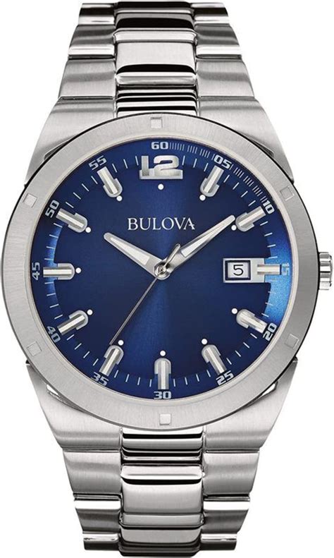 bulova watches blue face rolex|Bulova classic men's watch blue.